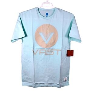 VAST Surf T-Shirt Graphic Print Crew Neck Short Sleeve‎ Tee Size L